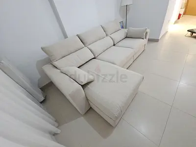 Ikea Eskilstuna L shape sofa bed with storage