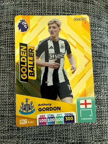 Anthony Gordon - Premier League; Football Card