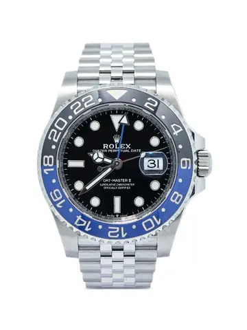 Mastercopy of Rolex GMT-Master II 'Batman' Black Dial Blue-Black Bezel Jubilee Bracelet