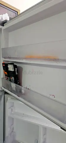 Samsubg Stainless steel double-door refrigerator - good condition 384Litres
