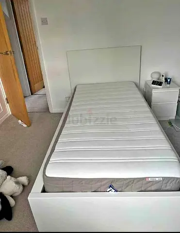 Ikea Single Bed with Mattress Available in Perfect Condition