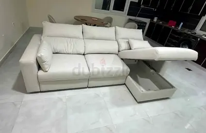 Ikea Eskilstuna L shape sofa bed with storage