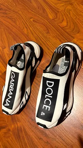 Dolce & Gabbana black and white sneakers - pre-owned