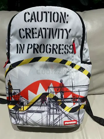 Sprayground Limited Edition Backpack – “Creativity in Progress” – Rare Collectible Design