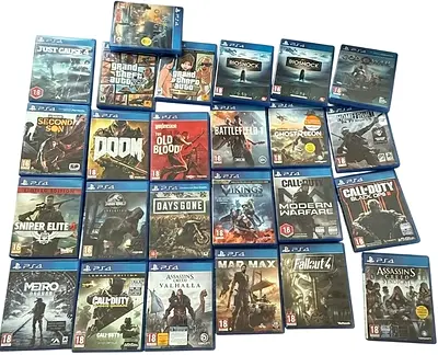 Bundle of 25 PS4 Games - Assorted Titles (Action, FPS, Adventure)