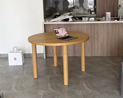 Dining table, oak veneer, IKEA STOCKHOLM 2025