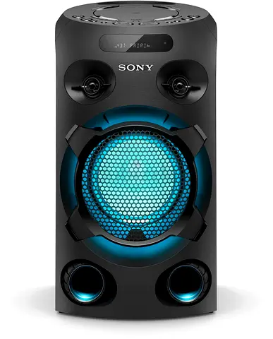 Sony MHC-V02 Portable Party Speaker 400W, Bluetooth & NFC, Karaoke, JET BASS BOOSTER, Fiestable