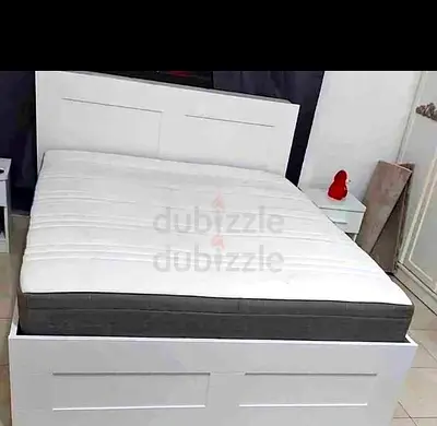 Ikea brimness King size bed with matters 4 6