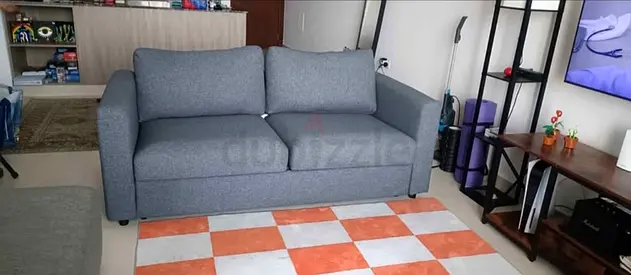 Ikea vimle two seater sofa bed with mattress