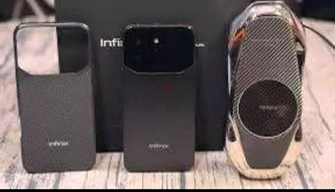 Infinix note 60 ultra with case and wireless charger ( special case box)