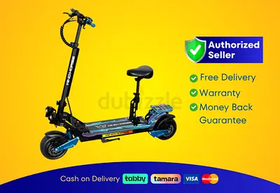 Wind Horse Electric Scooter with Seat, H8 | Brand New |  Warranty | FREE  Delivery
