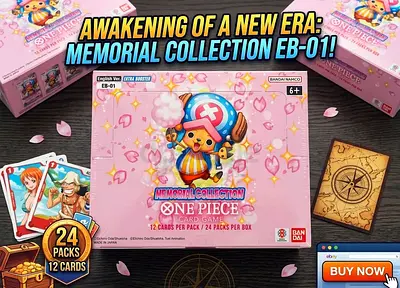 One Piece Memorial Collection EB-01 Booster Box (Sealed)