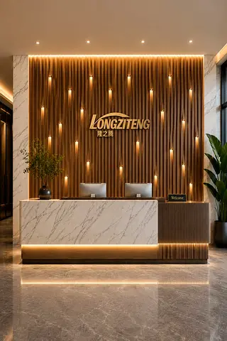 Luxury hotel reception