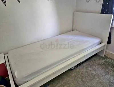 Ikea Single Bed with Mattress Available in Perfect Condition