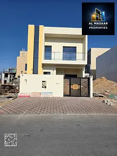 A villa among the most luxurious villas in Ajman, distinguished by its high-end finishing, prime loc