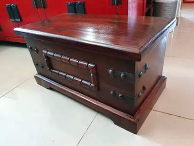 solid wood small chest