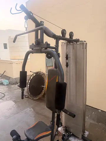 Used multi-function home gym station — good working condition