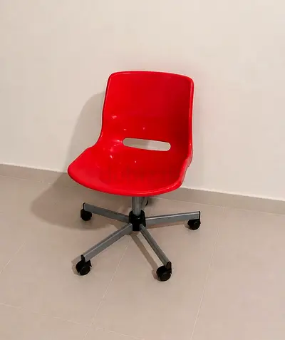 Ikea office chair red snille