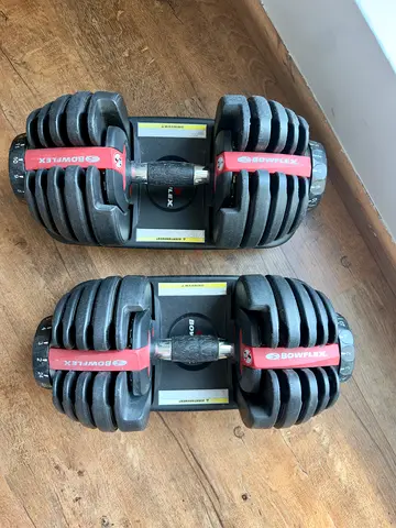 Bowflex SelectTech 552 Dumbbells + Adjustable Weight Bench Home Gym Set