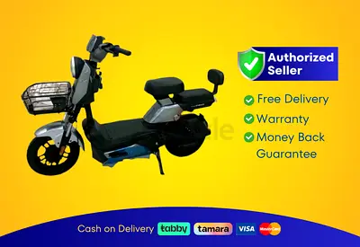 Wind Horse Electric Scooter 500W 45KM Range 40KM Speed, M6 - Grey | Brand New |  Warranty | FREE  De