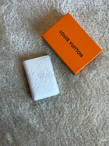 white Louis Vuitton pocket organizer