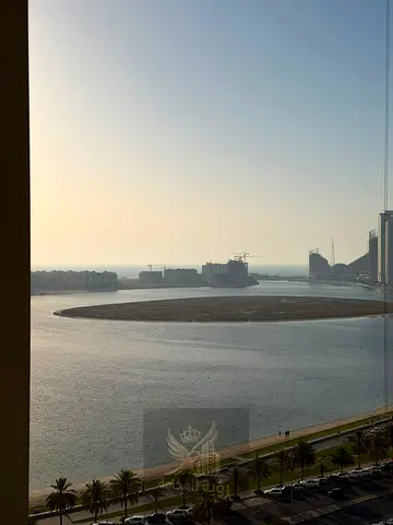 Annual Apartment for Rent in Al Taawun with Direct Lake View