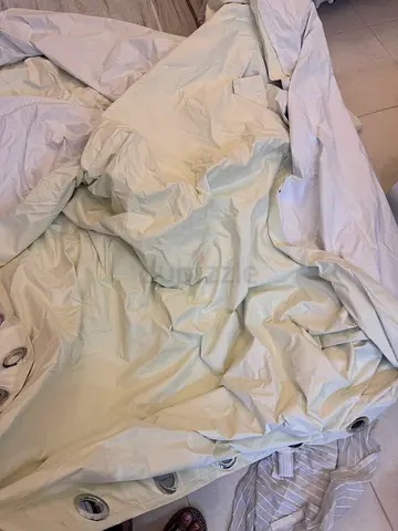 Cream white blackout Curtains