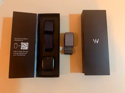 WHOOP 4.0 Fitness Tracker with 2 New Straps and Charger
