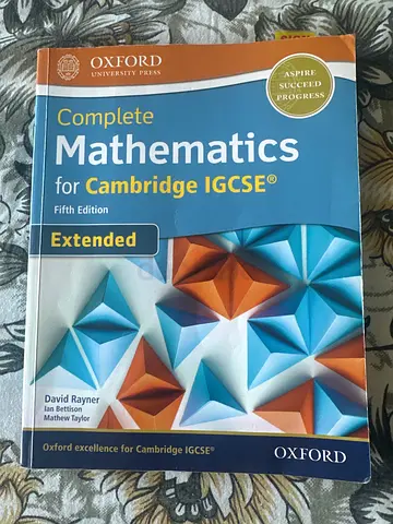 Complete Mathematics for Cambridge IGCSE (5th Edition) - Extended