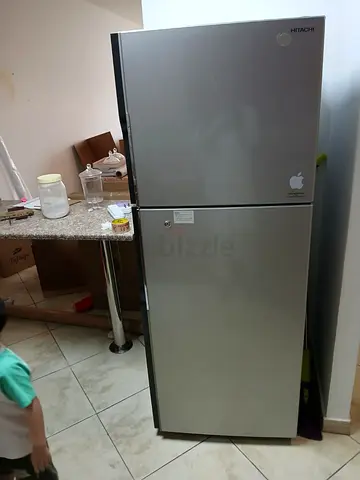 Hitachi two door fridge freezer inverter technology latest model 65cm width 170cm highet