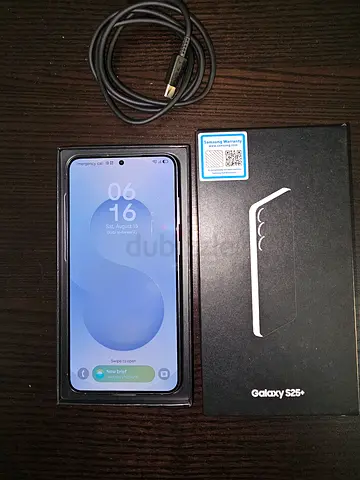 Samsung Galaxy S25+ plus Box with Charger TDRA Dual physical + Esim 12GB Ram 512Gb Storage waterpack
