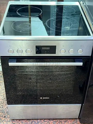Bosch Free Standing 60Cm Full Electric Cooker, 4 Cooking Zone, 1 Dual Circuit Cooking Zone, 6 Heatin