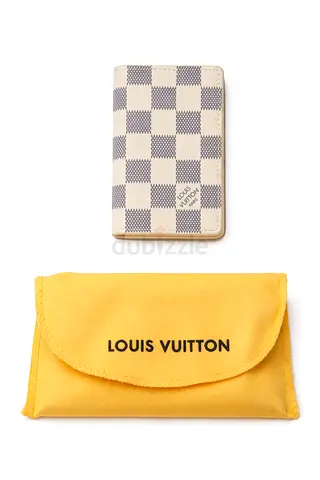 Lv white azure wallet