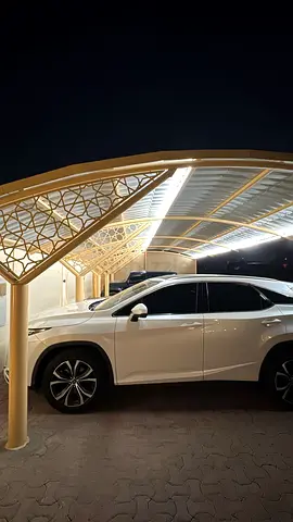 Decorative Metal Car Parking Canopy - Large Shade Structure
