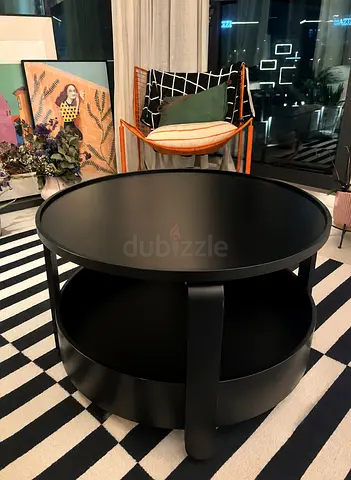 IKEA BORGEBY Black Coffee Table