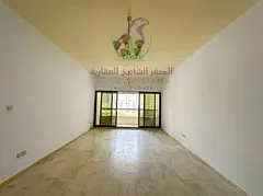 Three Bedroom Apartment for Annual Rent in Sharjah Master Bedroom Balcony Open View Wardrobes Pool G
