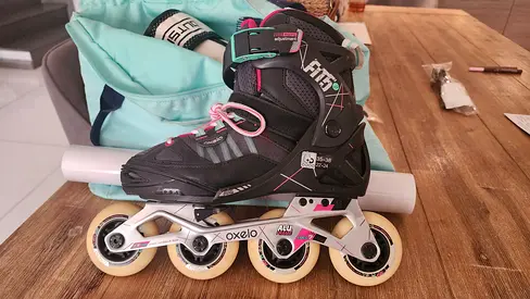 Women’s inline skates Oxelo size 38 (adjustable), lightly used