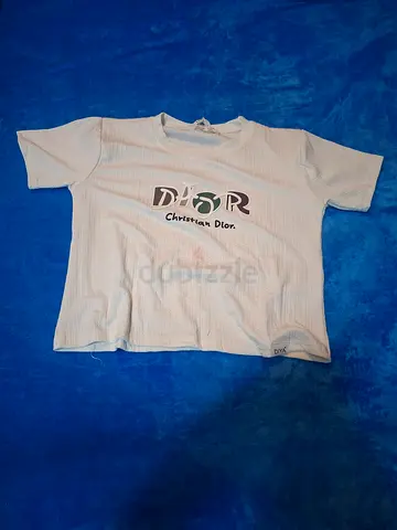 White Christian Dior logo T-shirt - casual tee