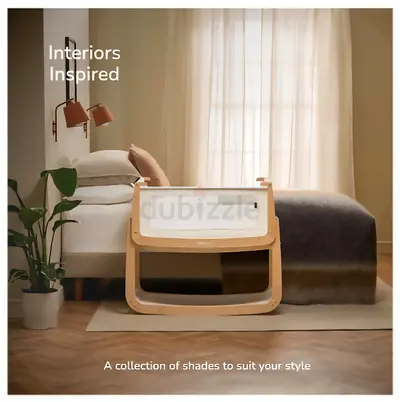 SNUZPOD 5 Wooden Side-Sleeper Bassinet - By Your Side Co-Sleeper (Like New)