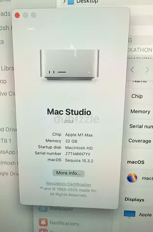 Apple Mac Studio (2022) - M1 Max, 32 GB RAM