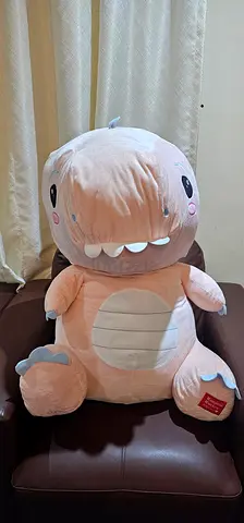 Large Pink Plush Stuffed Toy - Good Condition