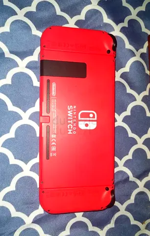 Red Nintendo Switch (back view) - Good Condition