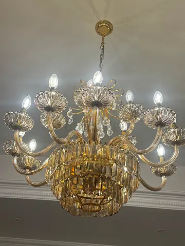 A set of Contemporary chandeliers for sale