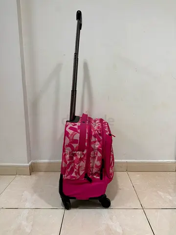 Swissgear 4-Wheel School Trolley Backpack (Pink / Great Condition)