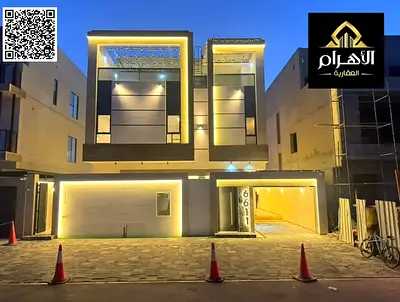 Ultra-luxury villa for sale in Al-Haliyo 2 | Includes electricity, water, and central air conditioning | Freehold ownership for all nationalities | Ne