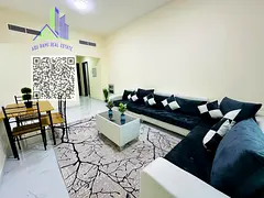 **English 🇬🇧** Brand-new fully furnished 1-bedroom apartment in Al Rashidiya 3, Ajman, featuri