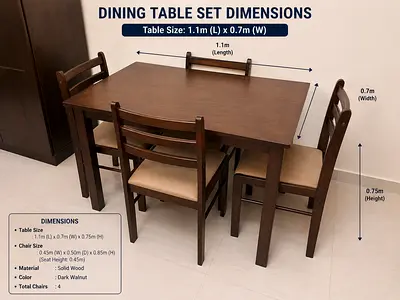 Table and chair