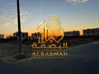 Two residential plots for sale in Sharjah, Al Ruqaybah area, opposite Nasmah project.