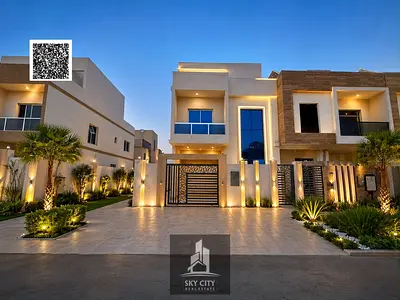 فيلاجديده ارضى واو ل وروف للبيع تملك حرشامل رسوم التسجيل والكهرباء والمياه  تصمييم فلل دبى على شارع 611  مباشرمن المالك مباشر.