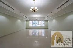4-bedroom apartment for annual rent in Al Qasba, 2580 sq ft, with maid's room, 5 bathrooms, air cond